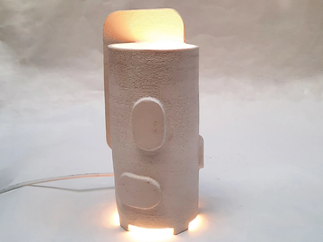 SIXTIES - LED handmade porcelain stoneware table lamp by ICI ET LÀ - view 2